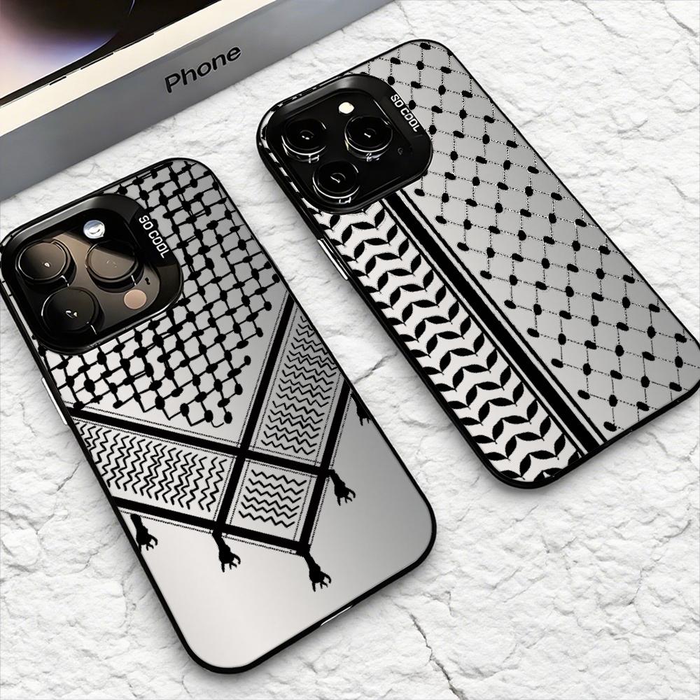 Apple Iphone 15 - Coque de téléphone Keffiyeh P-Palestine pour