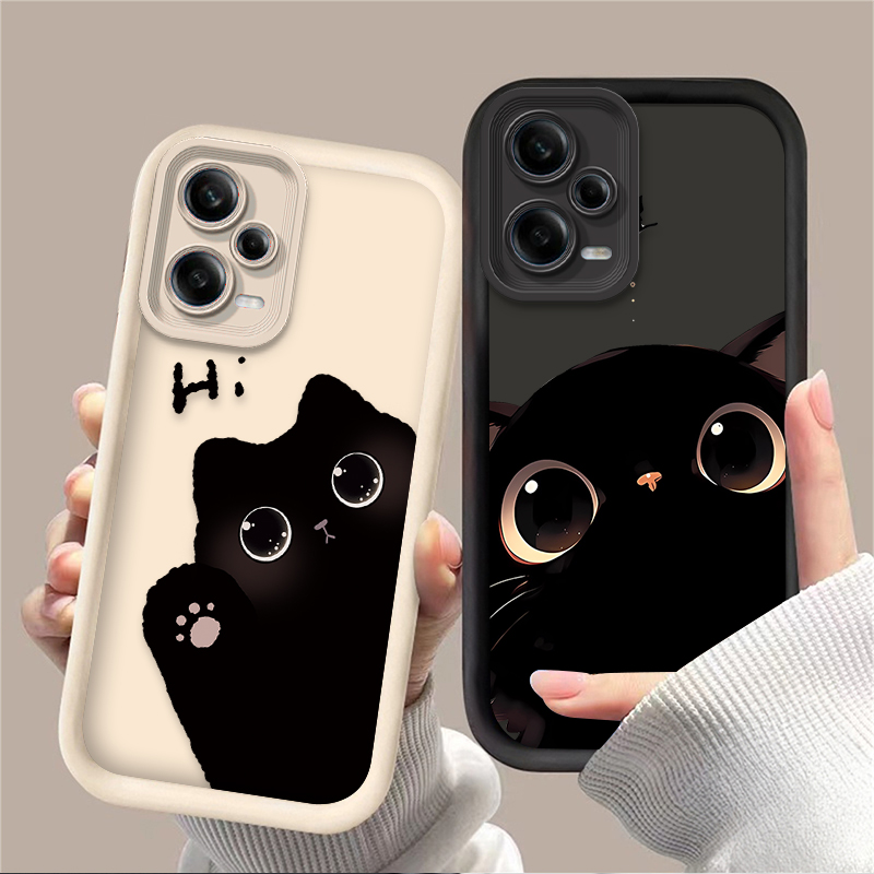 Xiaomi Redmi Note 14 - Jolie coque de téléphone chat aux