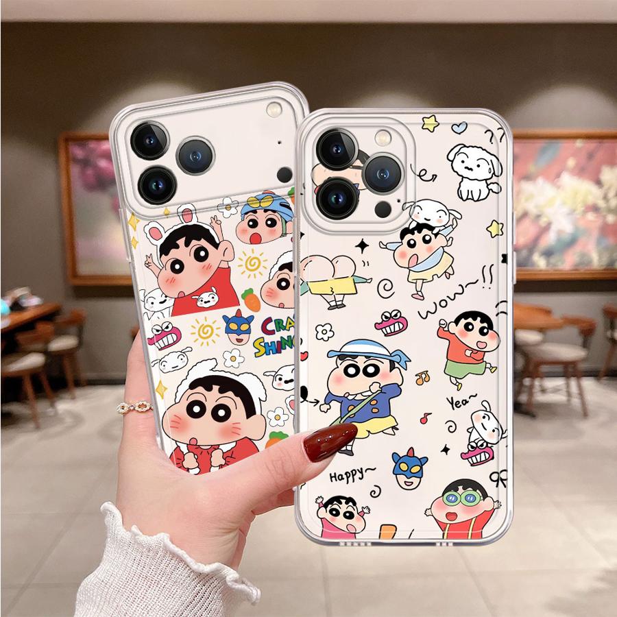 Apple Iphone 15 - Coque souple Cra-yons Shin-chans pour iPhone