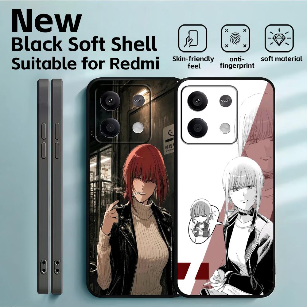 Xiaomi Redmi Note 14 - Coque de téléphone souple noire pour