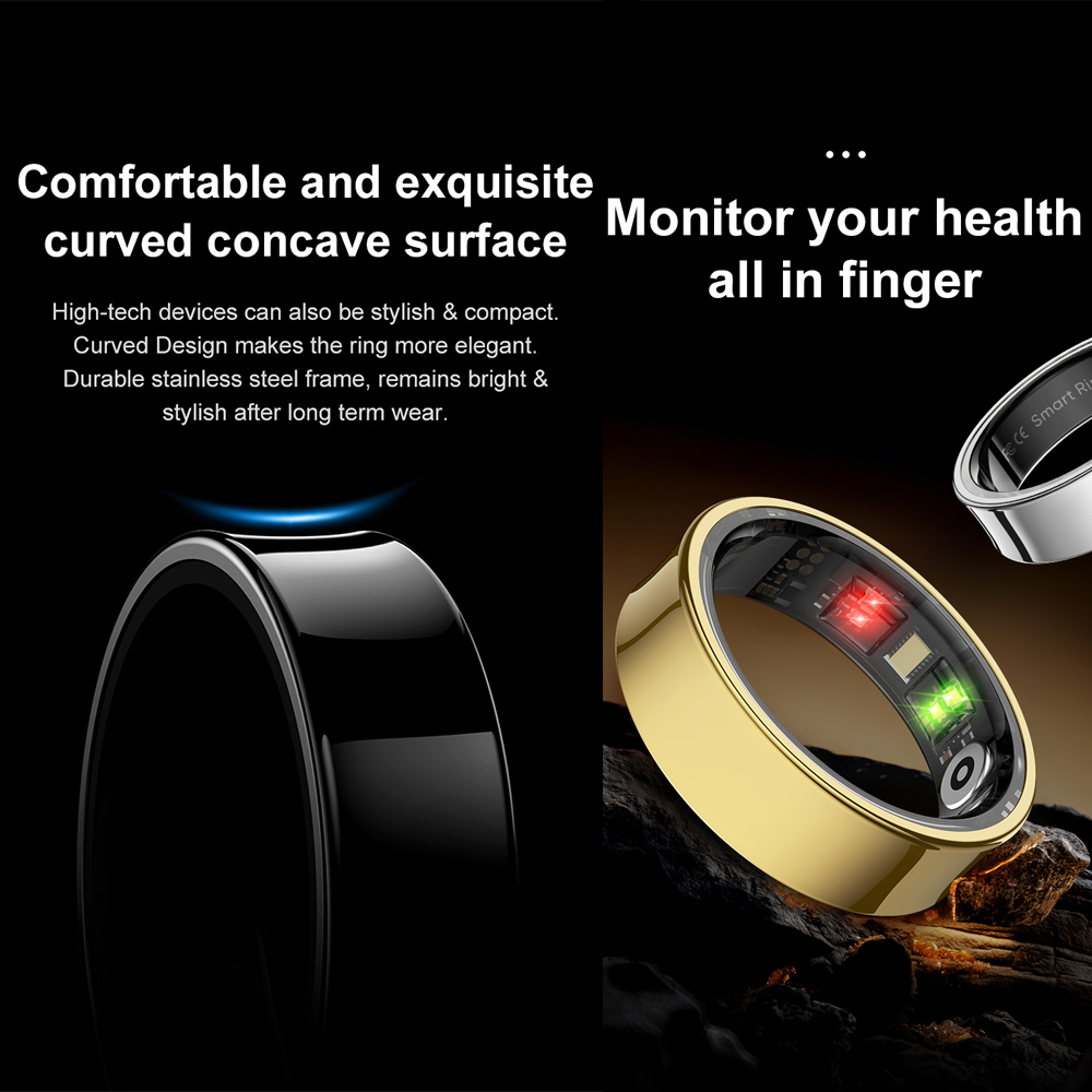 Anneau intelligent en acier in - Temperature Ring Skin avis et prix