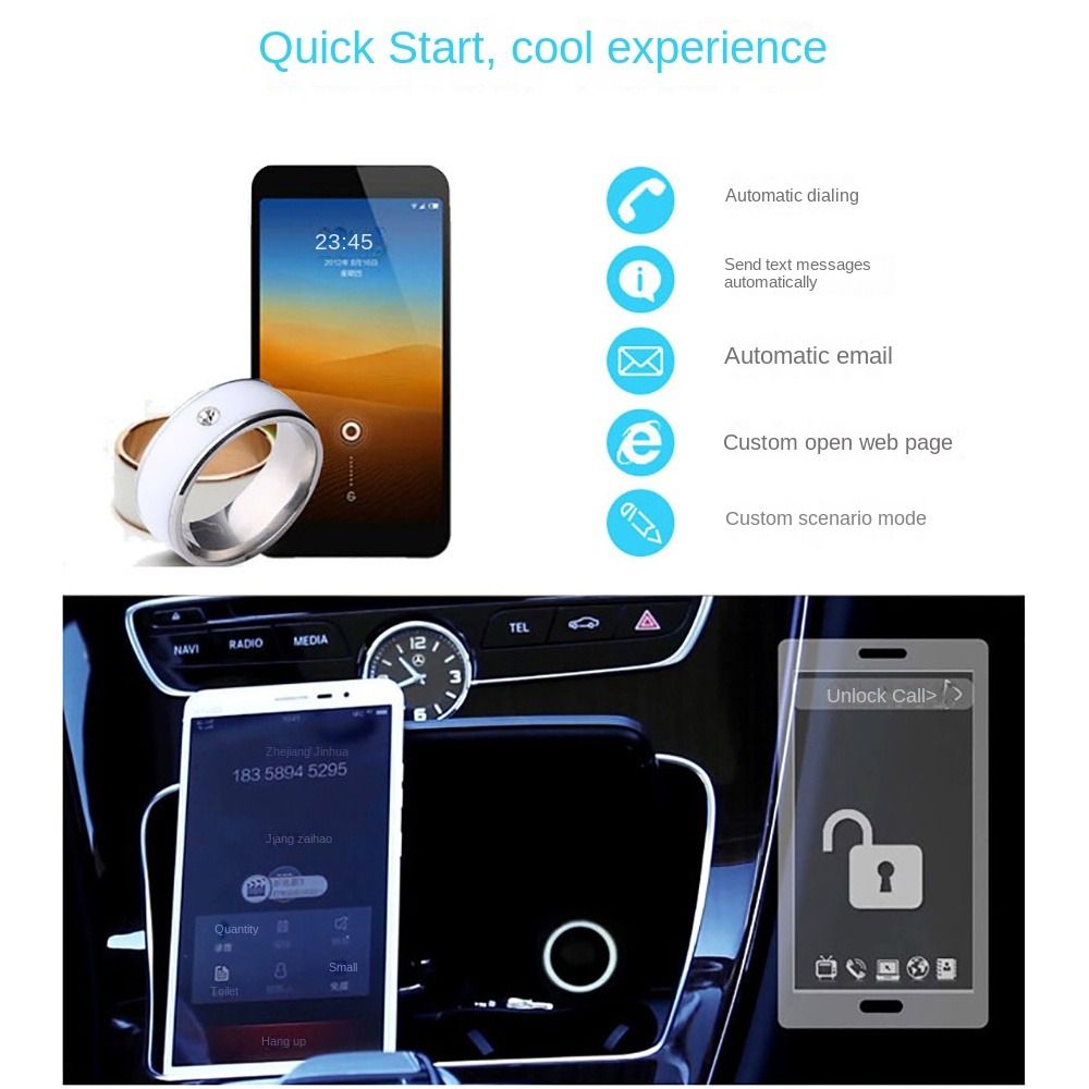 Anneau intelligent NFC multifo - Smart Ring Nfc Pay avis et prix